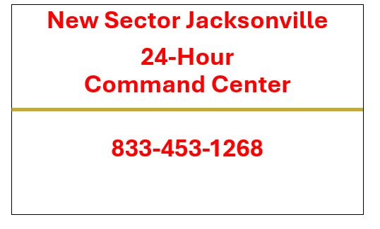 Sector Jacksonville Command Center number Sector Jacksonville Command Center number