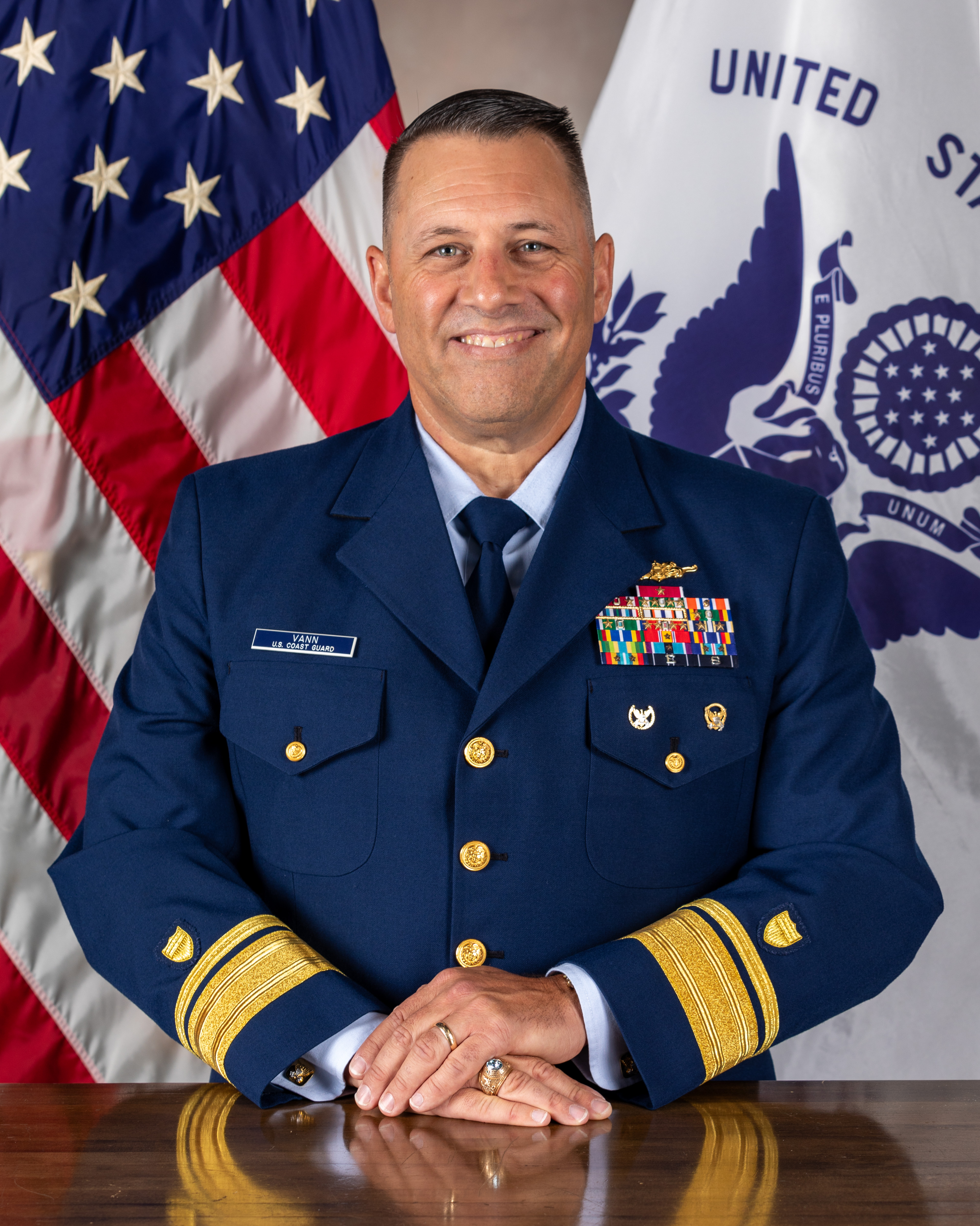 Rear Adm. John "Jay" Vann, commander Fifth Coast Guard District